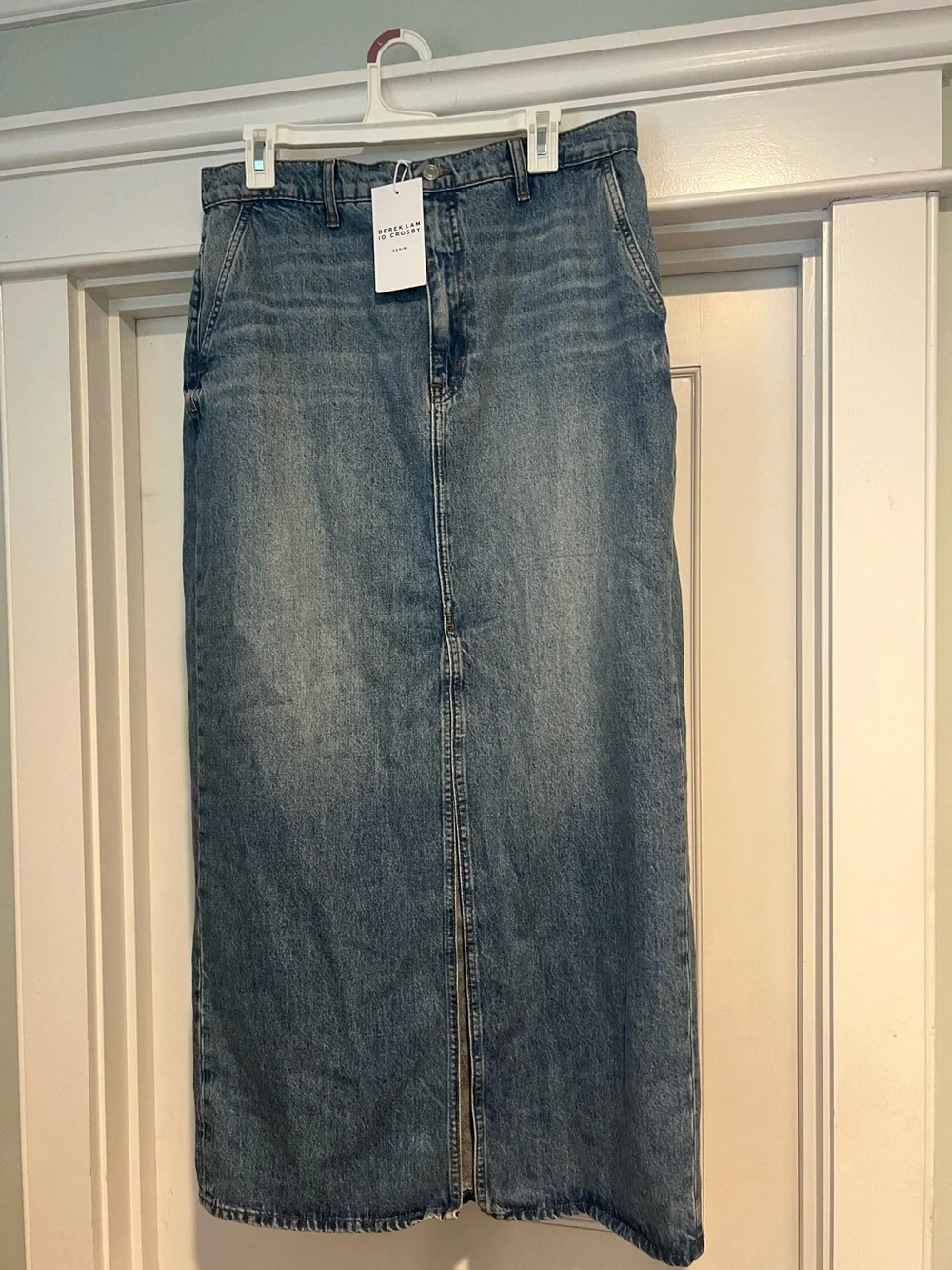 Derek Lam 10 Crosby Lu Denim Jean Maxi Skirt - Sz. 31 - NWT
